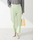 【SALE/70%OFF】Green Parks きれいシルエットパンツ(テーパード) グリーンパークス パンツ その他のパンツ グリーン ベージュ ネイビー ...
