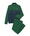 【SALE/30%OFF】LACOSTE 『ジョコビッチ』クレーコートプリントトラックスーツ セットアップ ラコステ トップス その他のトップス グリーン ブル...