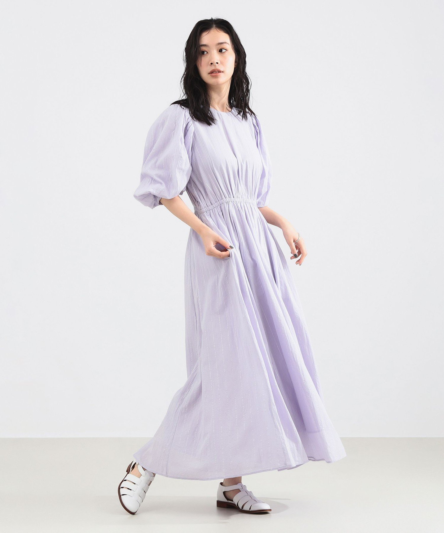 【SALE／50%OFF】Demi-Luxe BEAMS ne Quittez pas / ルレックス ストライプ ワンピース デミルクス ビームス ワンピース・ドレス その他のワンピース・ドレス【送料無料】