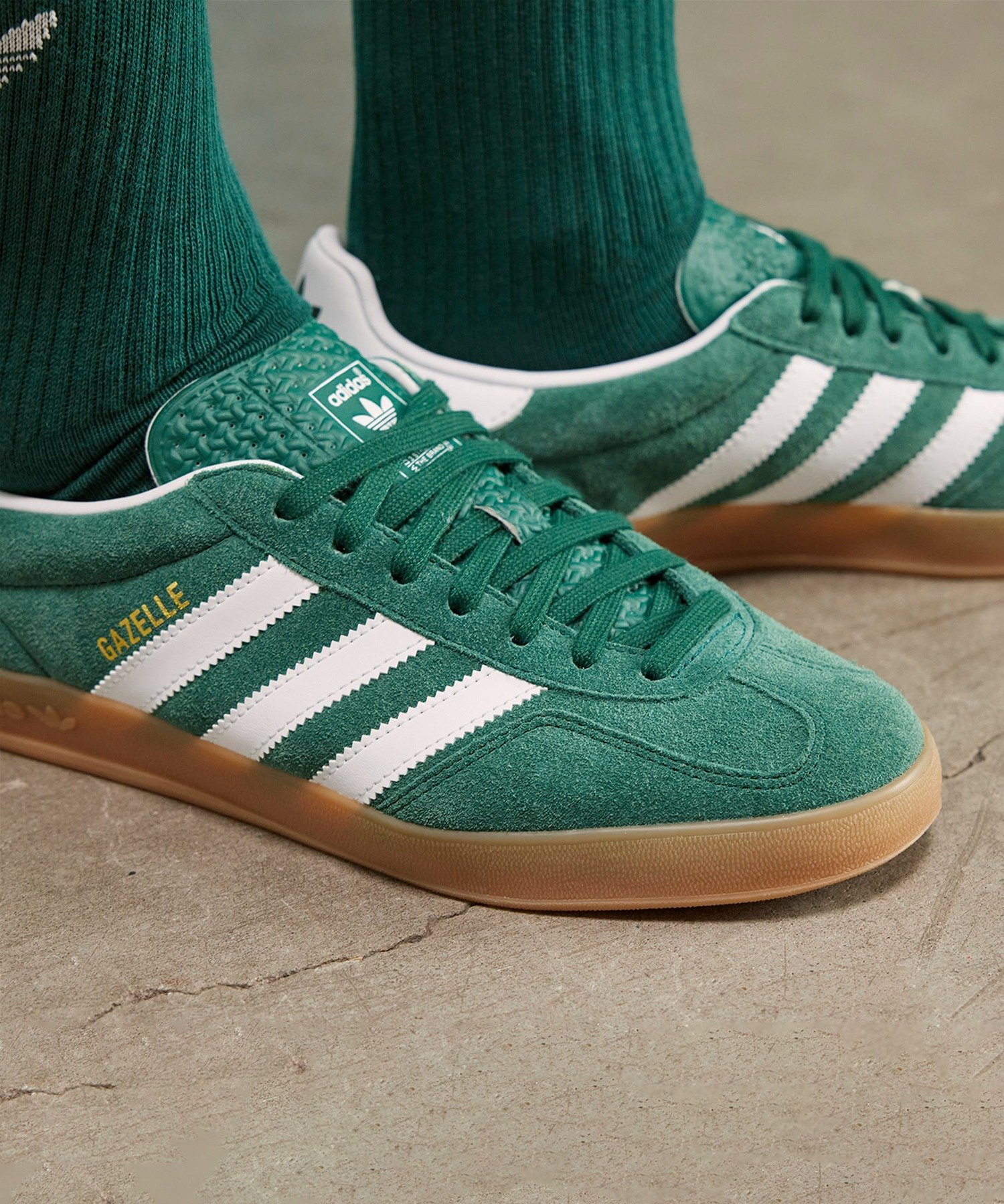adidas アディダス スニーカー ガゼル インドア ID3518 GREEN 楽天市場】adidas gazelle indoor(カラーグリーン)の通販