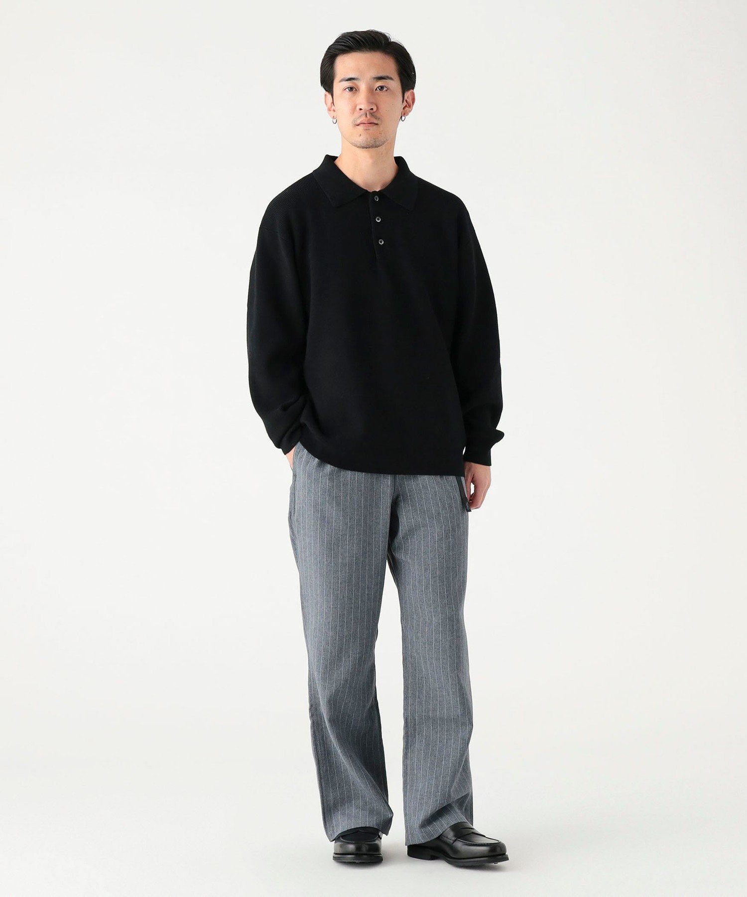 【SALE／40%OFF】B:MING by BEAMS 【別注】Gramicci / ストライプ スラックス パンツ メンズ 春まで着られる ビーミング ライフストア バイ ビームス パンツ その他のパンツ グレー ネイビー【送料無料】