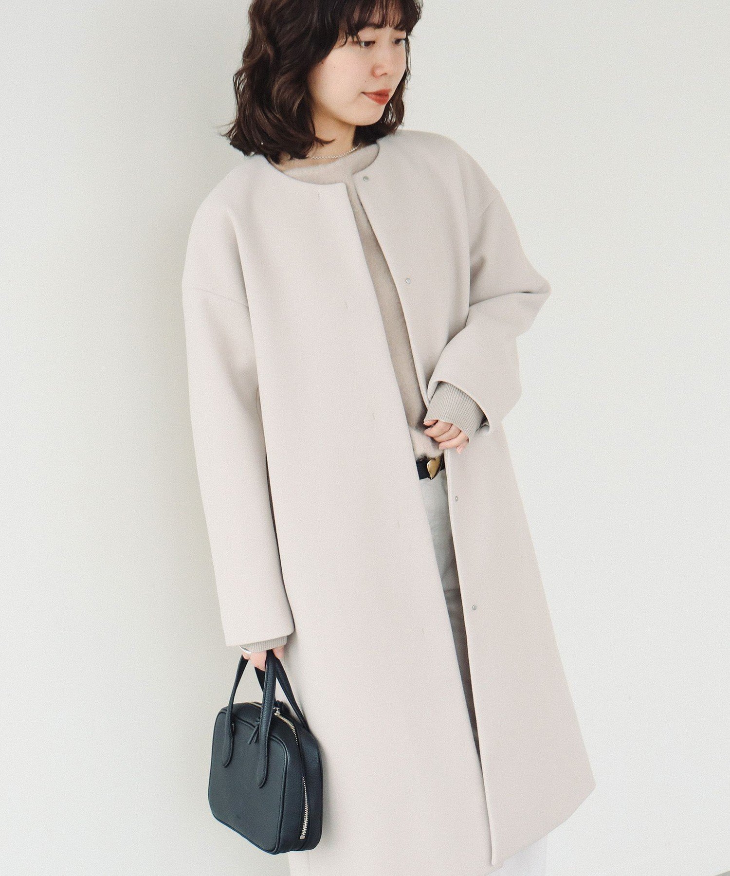 楽天市場】ビームス ノーカラーコートの通販