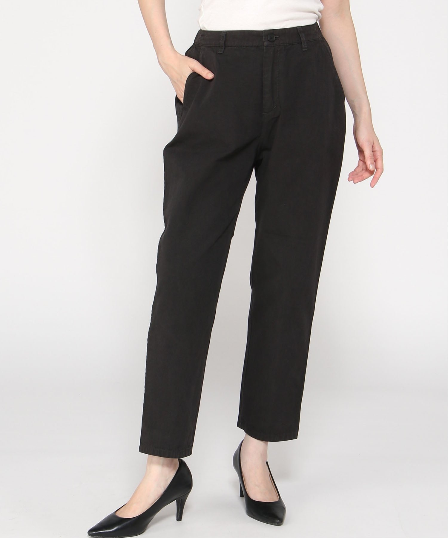 pas de calais pas de calais コンパクトコットングログラン テーパードパンツ パドカレ パンツ その他..