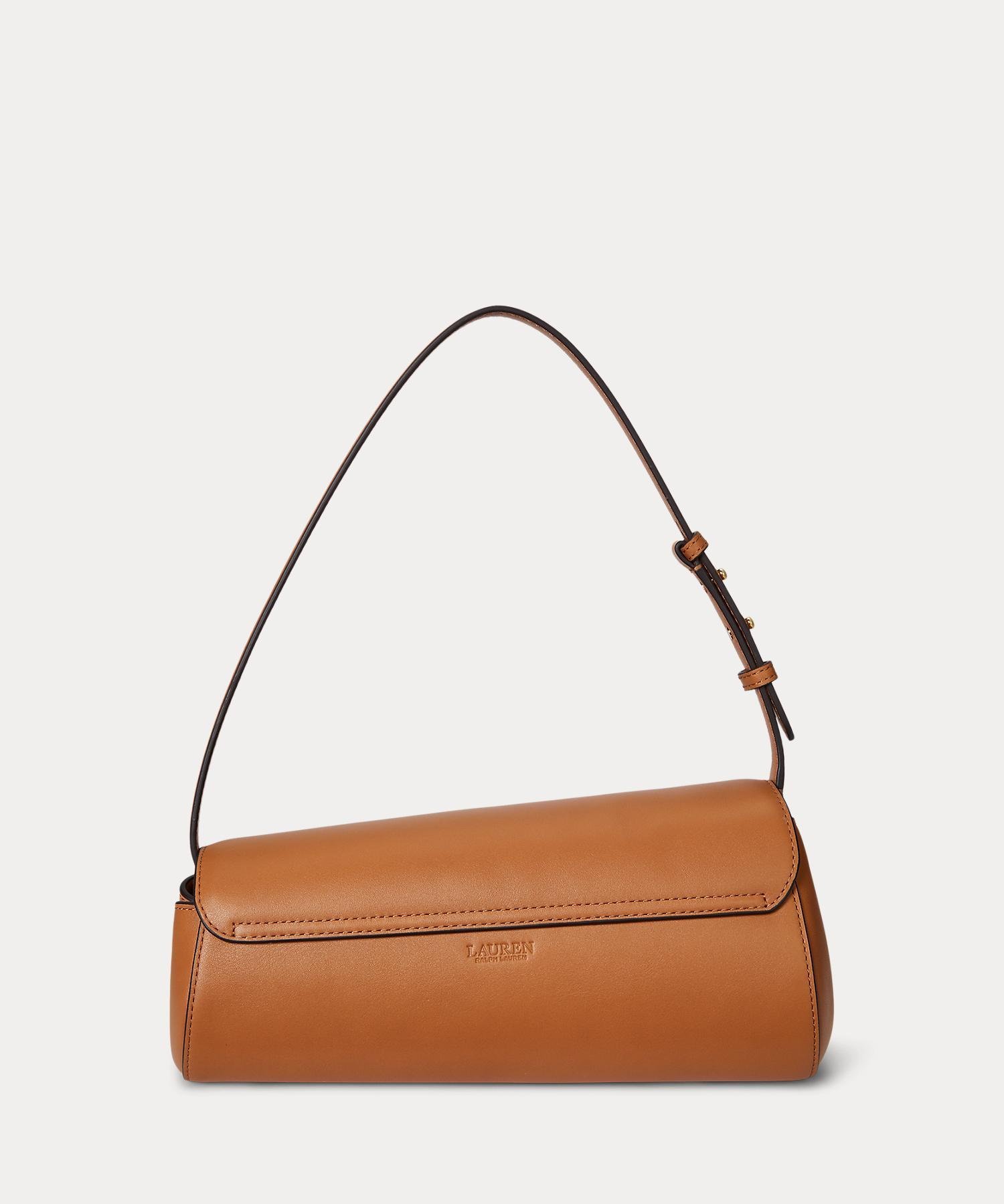 LAUREN RALPH LAUREN レザー ミディアム Tasha イーストウエスト バッグ ラルフローレン バッグ ショルダーバッグ ブラウン【送料無料】