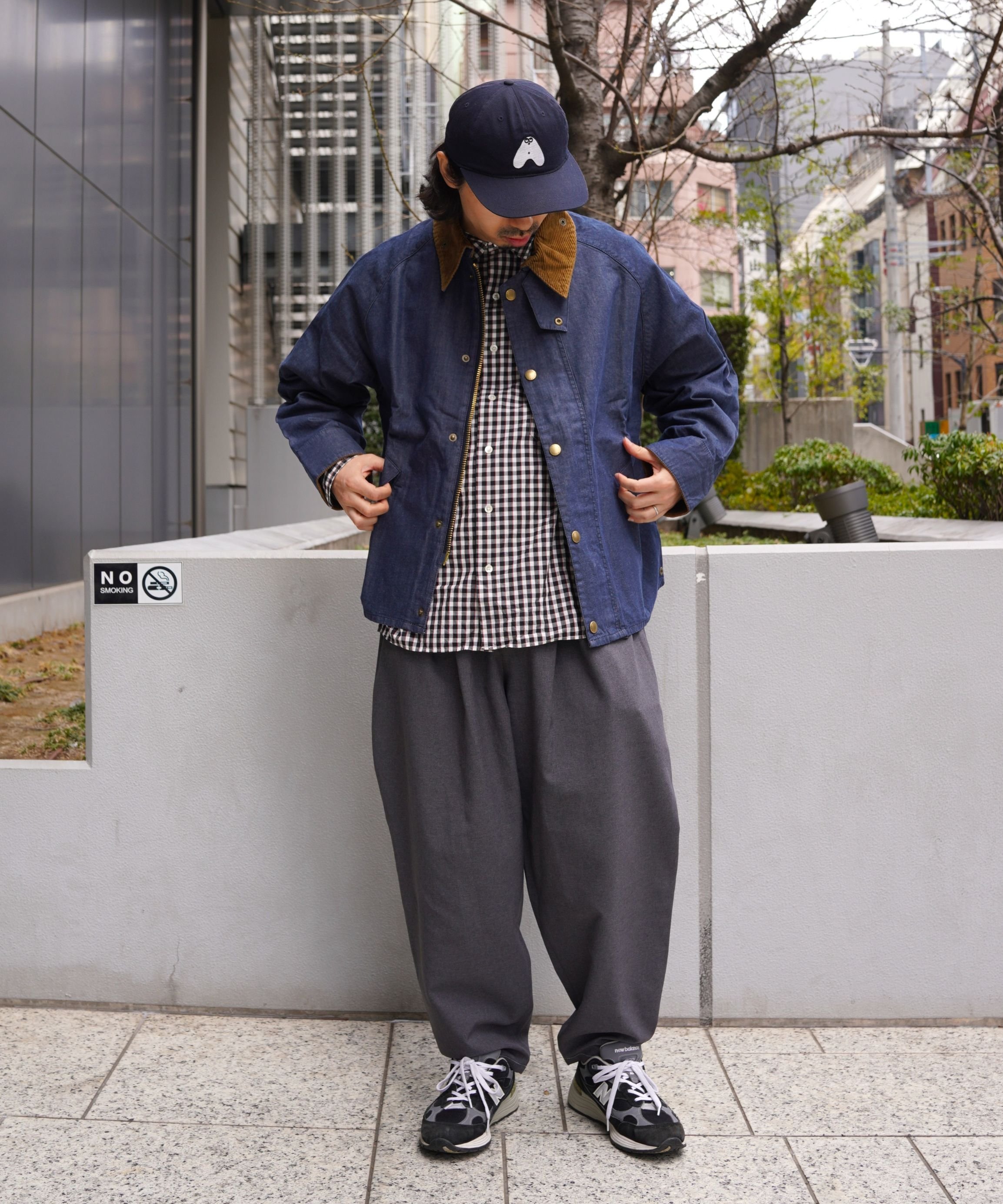 BEAVER Barbour/バブアー TRANSPORT DENIM CASUAL JACKET ビーバー ジャケット・アウター ブルゾン・ジャンパー ブルー【送料無料】