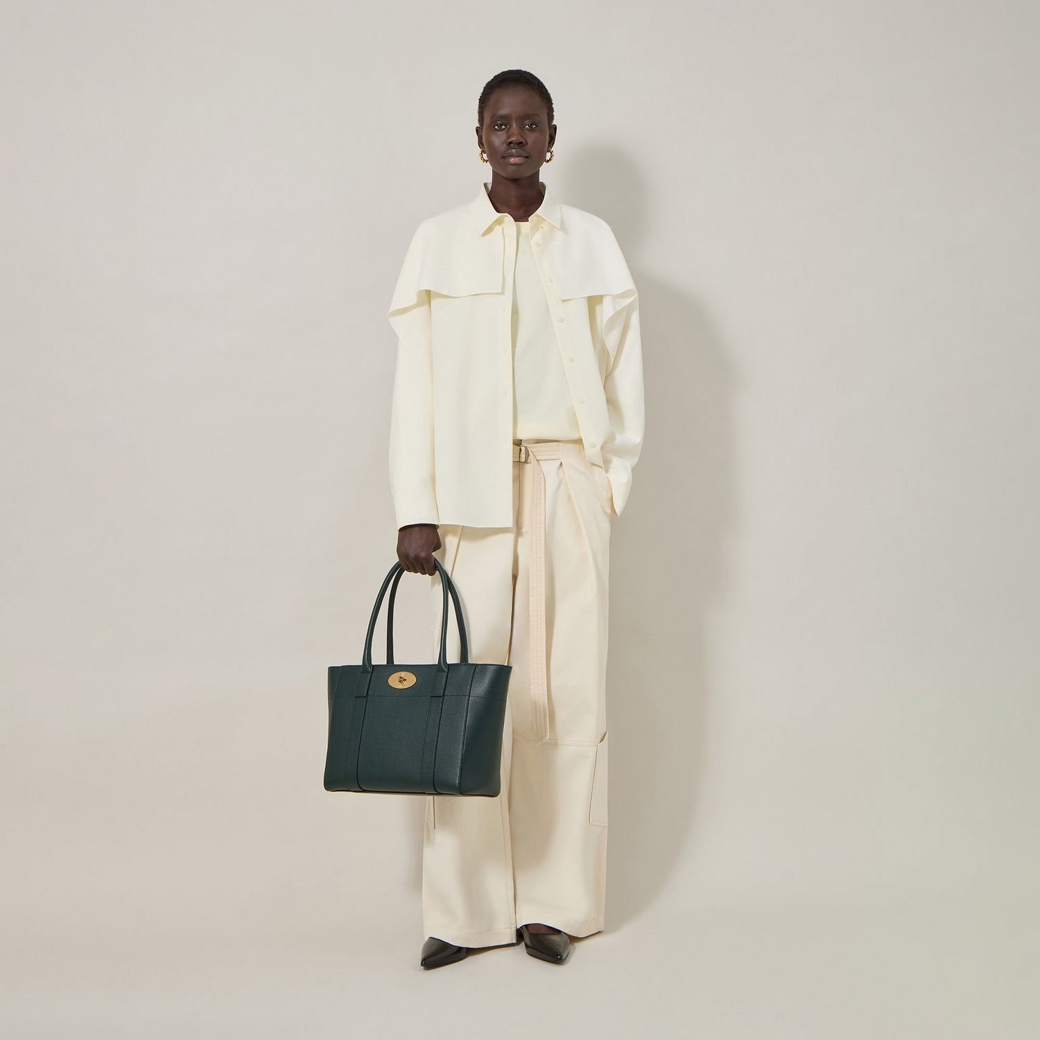 Mulberry 【マルベリー公式】ベイズウォーター 9 to 5 マルベリー バッグ トートバッグ グリーン【送料無料】