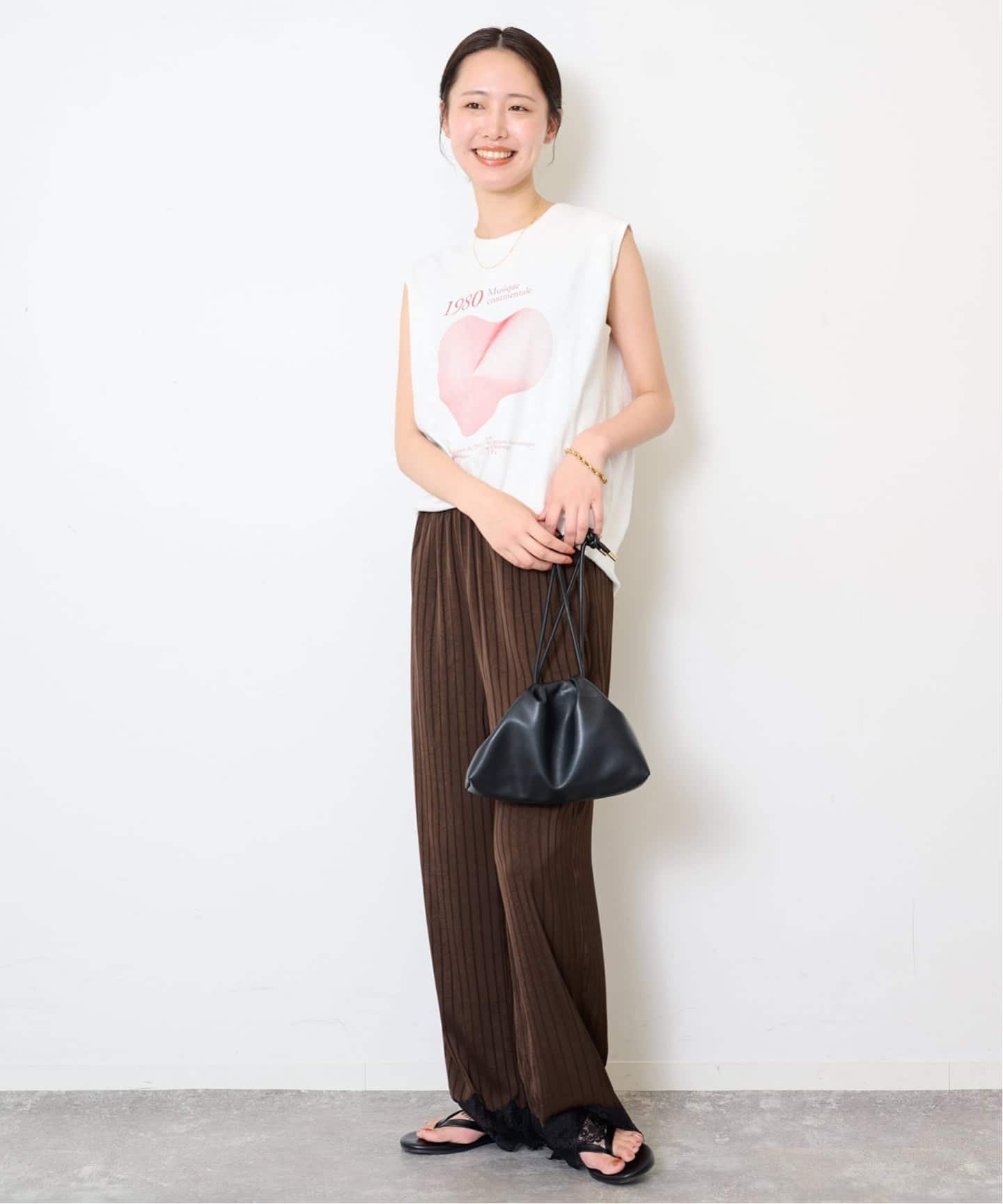 SLOBE IENA ARCHIVE STANCE/アーカイブスタンス サテンストライプレースパンツ AS-050005 スローブ イエナ パンツ その他のパンツ ベージュ ブラウン【送料無料】