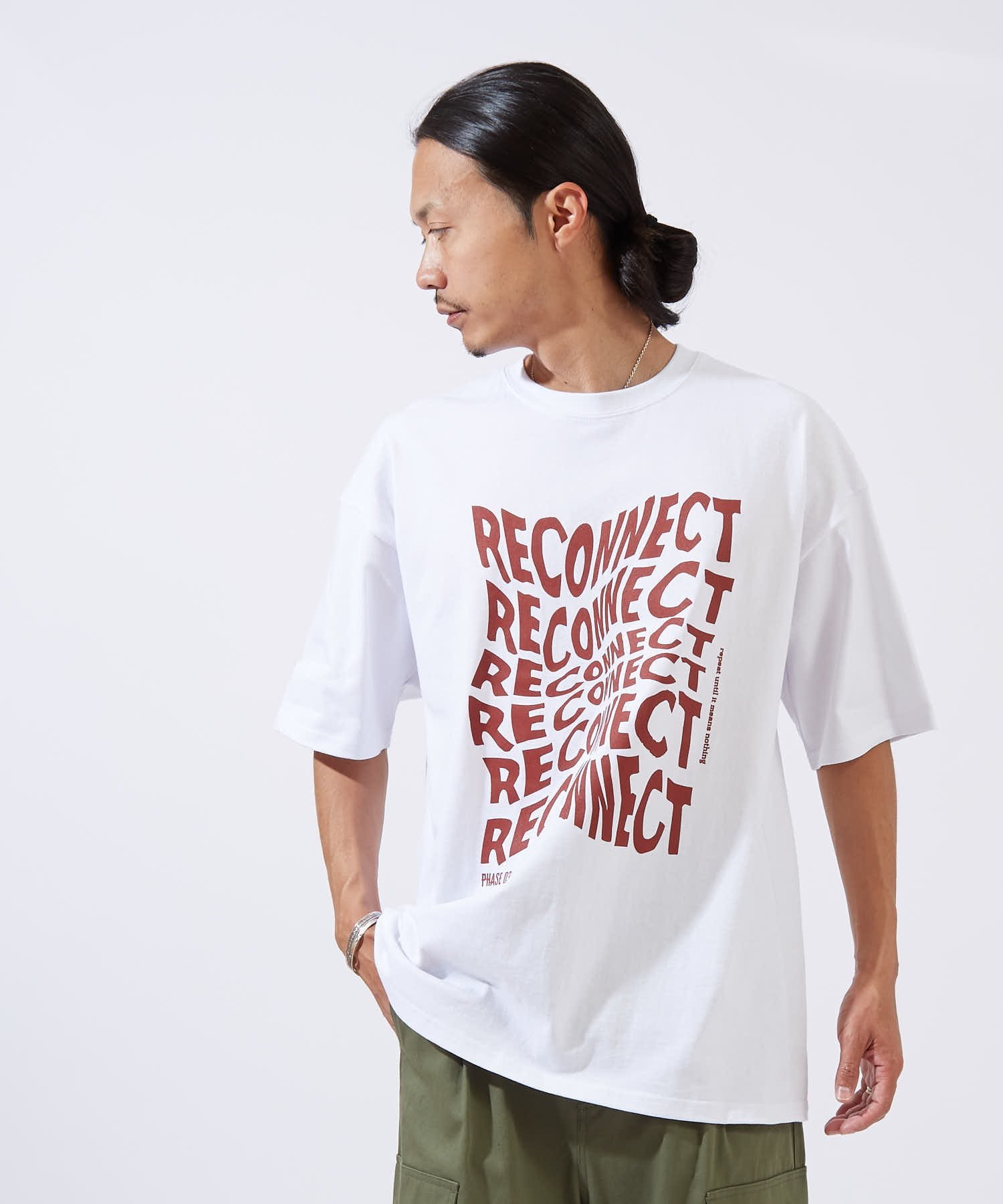 SIDEWAY STANCE SIDEWAY STANCE サイドウェイスタンス ウエーブロゴ 半袖Tシャツ インプローブス トップス カットソー・Tシャツ ホワイト ブラック