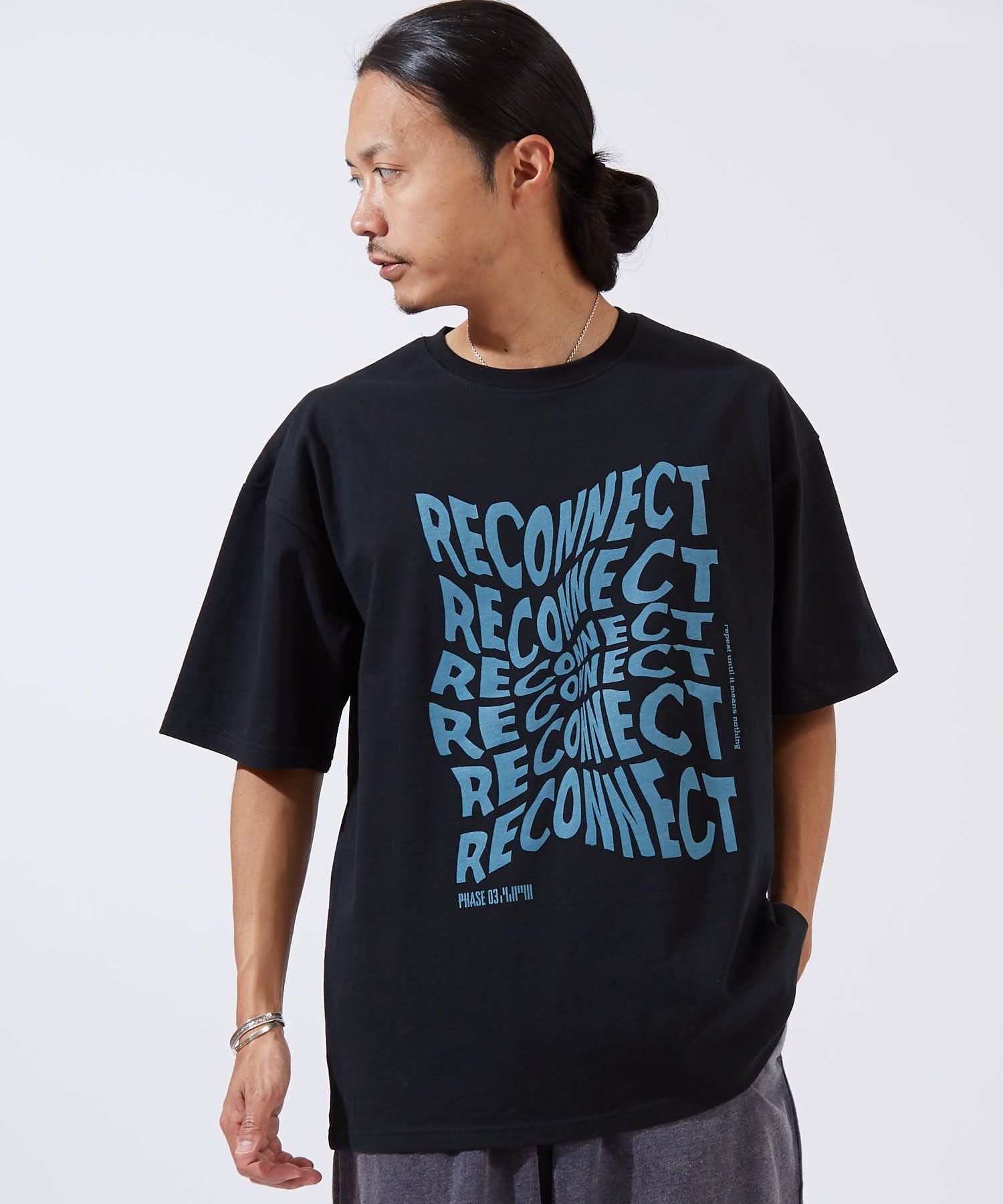SIDEWAY STANCE SIDEWAY STANCE サイドウェイスタンス ウエーブロゴ 半袖Tシャツ インプローブス トップス カットソー・Tシャツ ホワイト ブラック