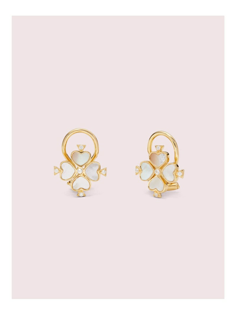 ケイト・スペード ニューヨーク 【SALE／50%OFF】kate spade new york デミ ファイン レガシー ロゴ クリップ スタッズ ケイトスペードニューヨーク アクセサリー・腕時計 ピアス【送料無料】