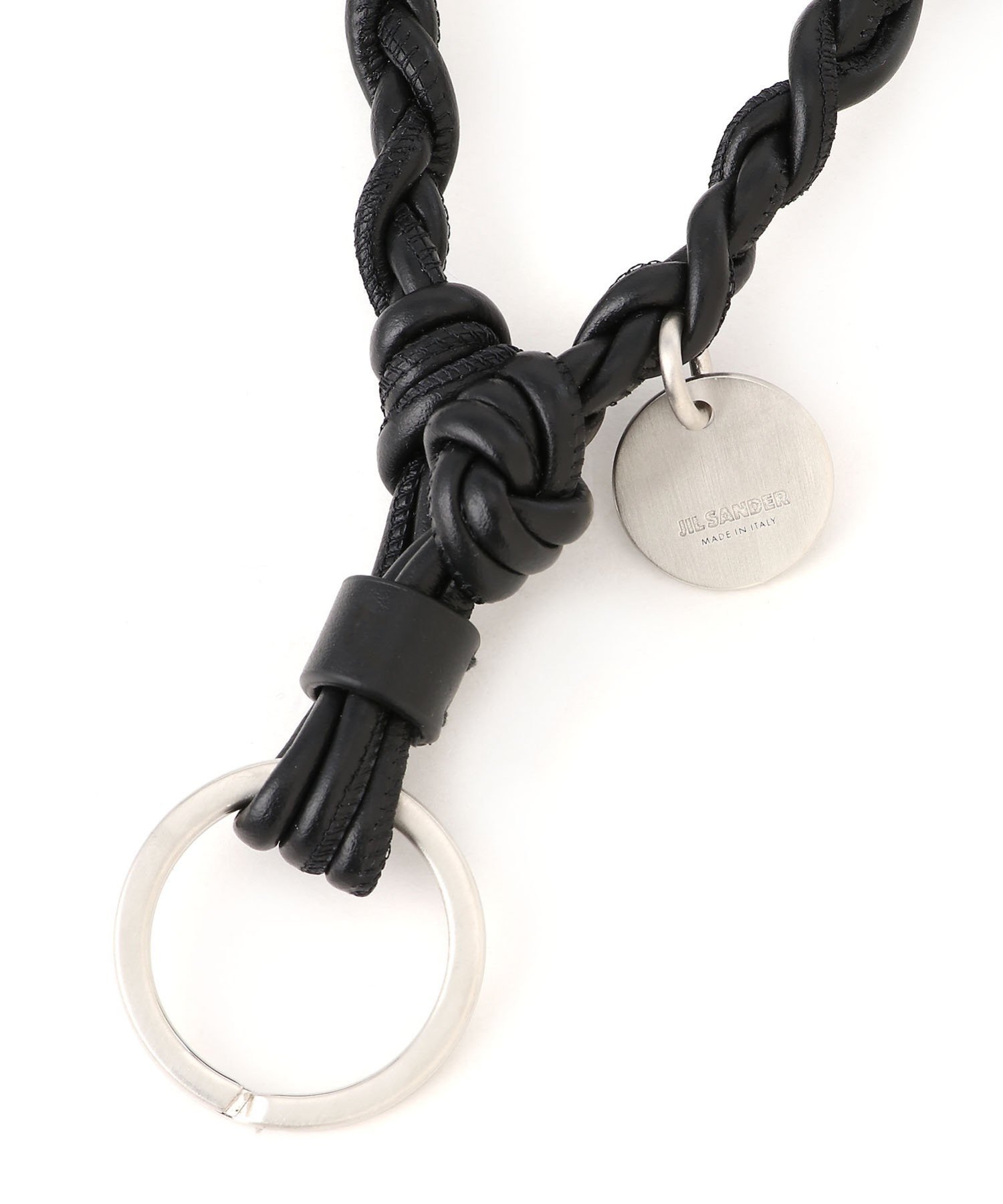 JIL SANDER TANGLE キーリング ジル サンダー ファッション雑貨 チャーム・キーチェーン ブラック【送料無料】