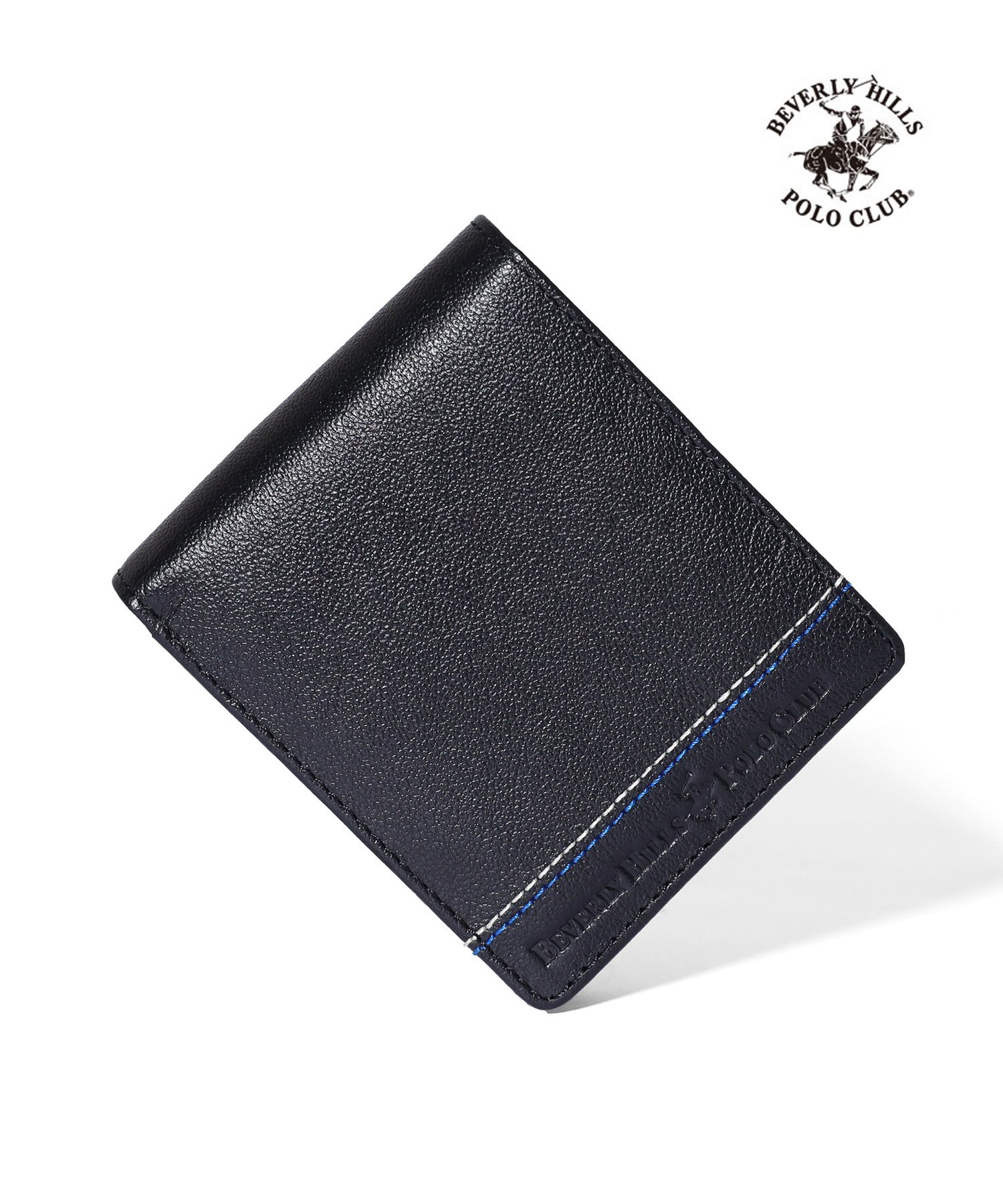 【SALE／34%OFF】BEVERLY HILLS POLO CLUB BEVERLYHILLS POLO CLUB ビバリーヒルズ ポロ クラブ BHPC ポロクラブ 財布 メンズ レザー 二つ折り マルカワ 財布・ポーチ・ケース 財布 ブラック グリーン