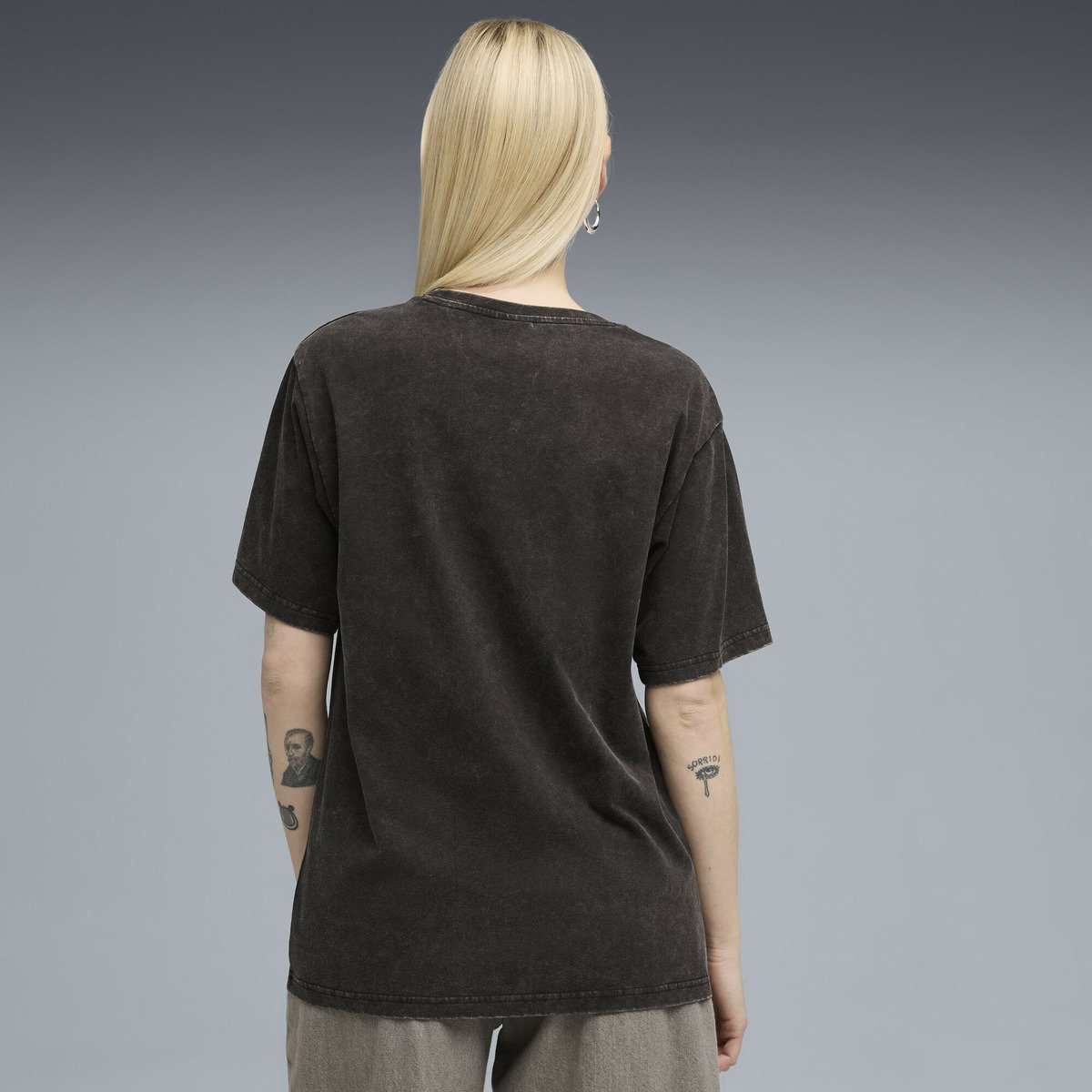 【SALE／30%OFF】PUMA ウィメンズ ESS ELEVATED リラックスド ウォッシュ 半袖 Tシャツ プーマ トップス カットソー・Tシャツ