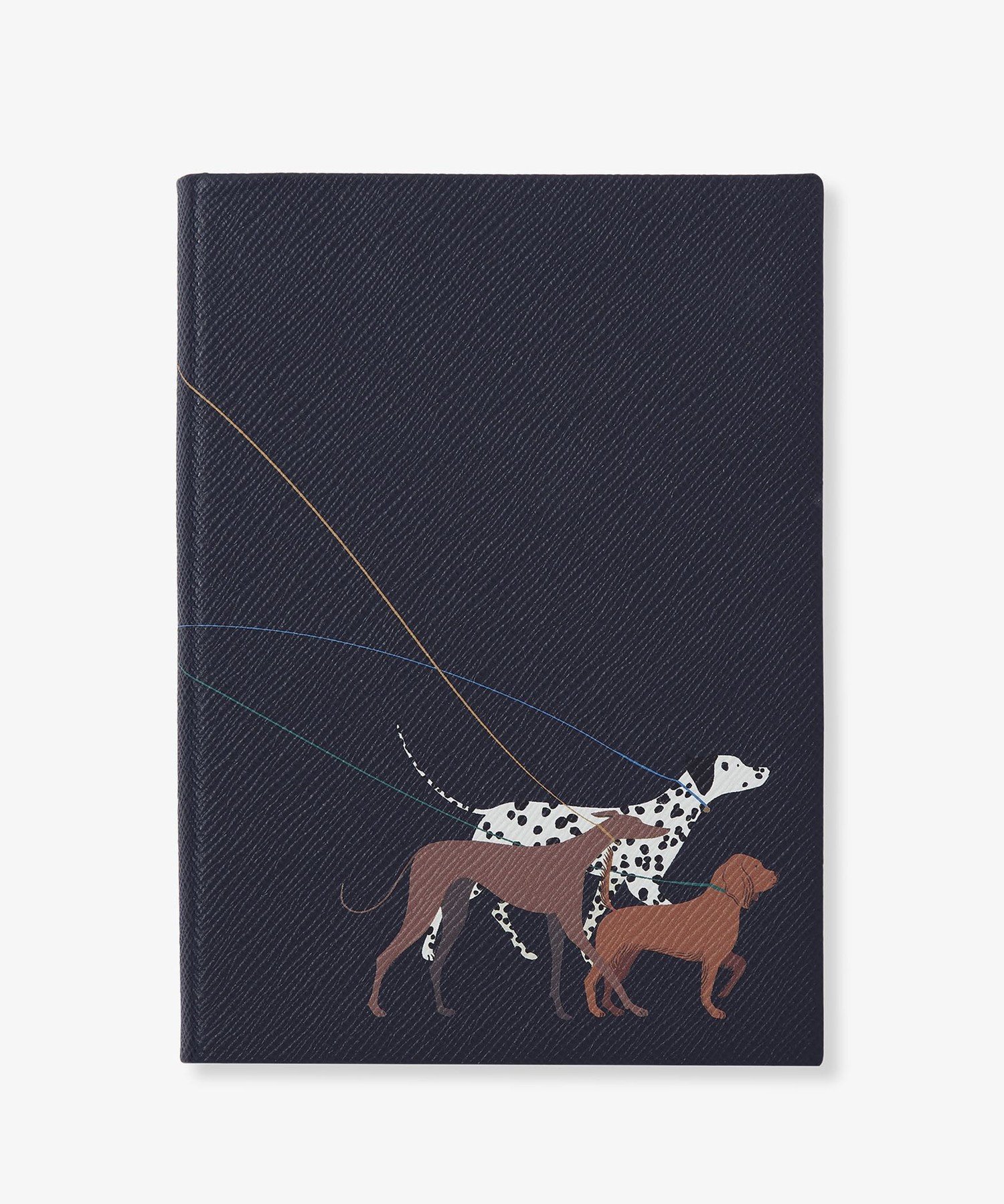 SMYTHSON Panama Soho Dalmatian Notebook スマイソン 文房具 手帳・メモ帳 ネイビー【送料無料】