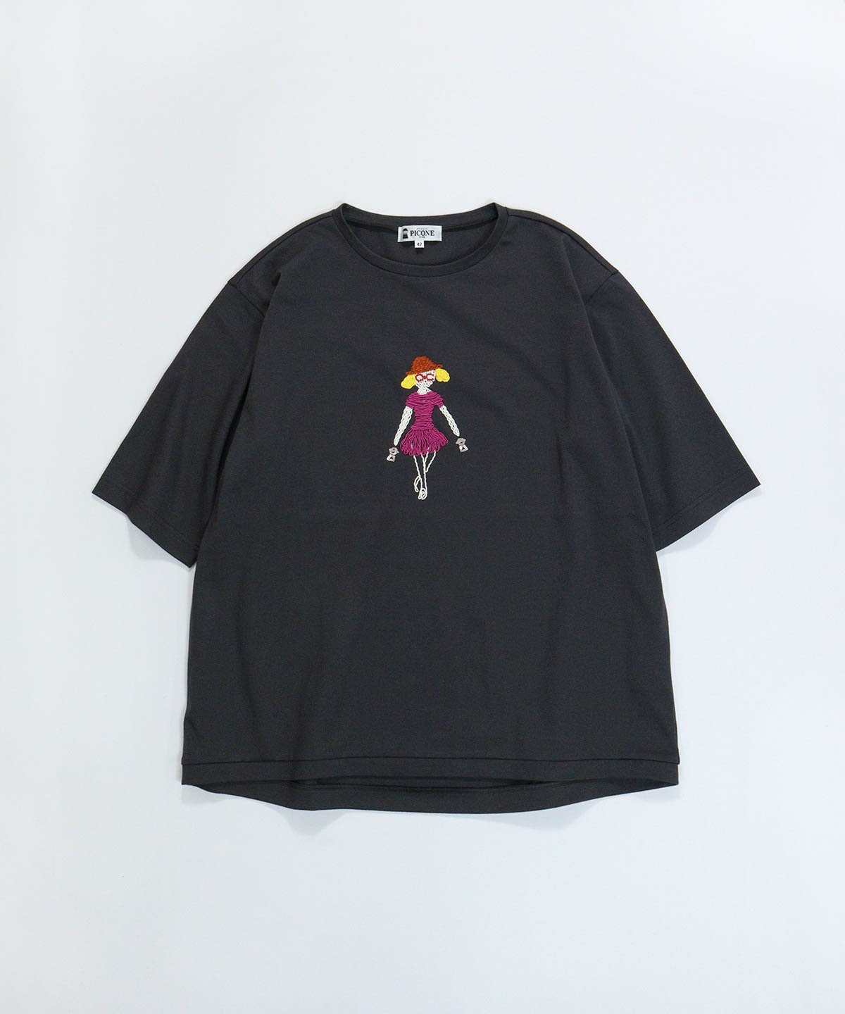 STUDIO PICONE 【スタジオピッコーネ公式】コード刺繍UV速乾プルオーバー スタジオピッコーネ トップス カットソー・Tシャツ ホワイト グレー ベージュ【送料無料】