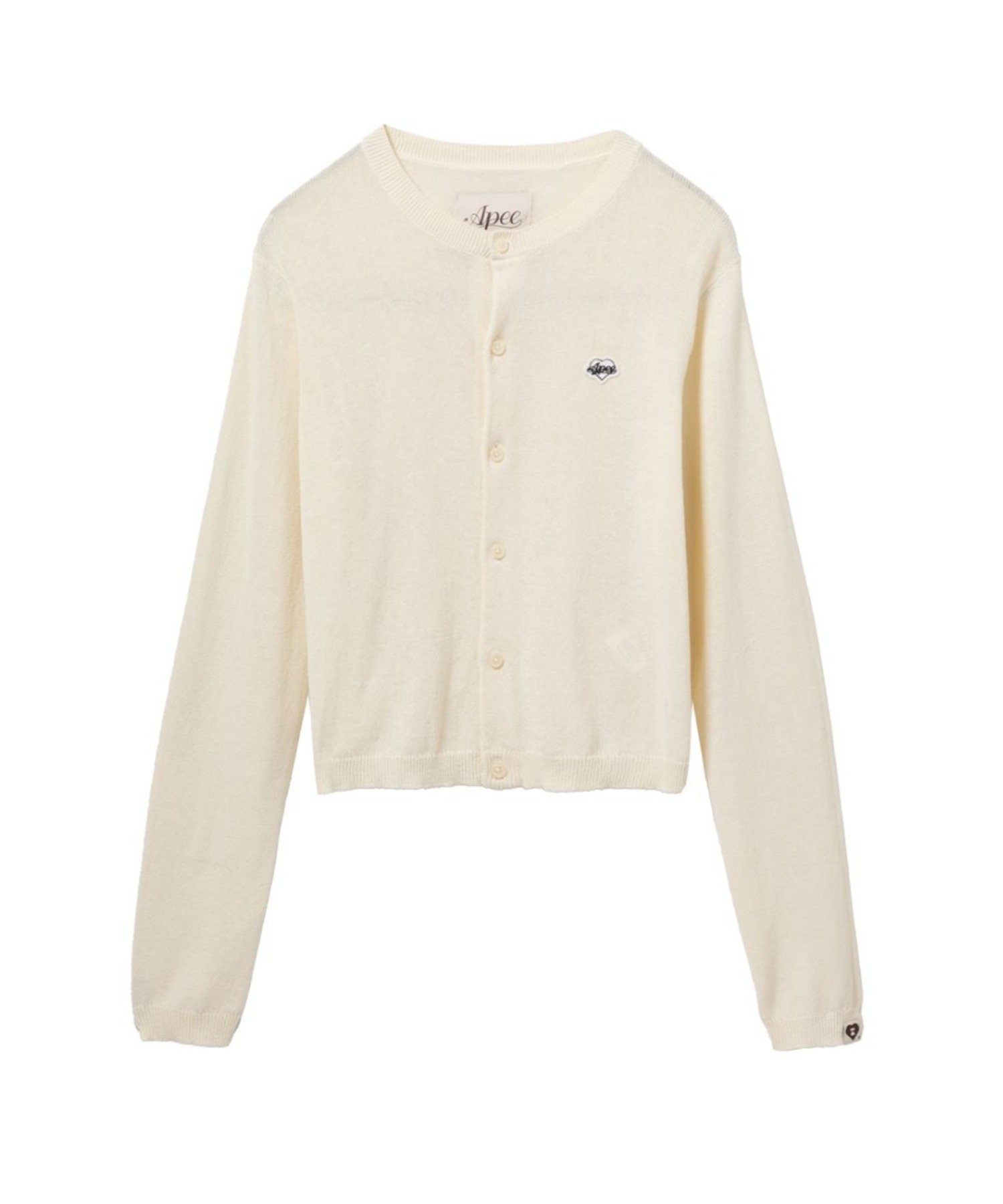 A BATHING APE REGULAR CARDIGAN ア ベイシング エイプ トップス ニット ネイビー ホワイト【送料無料】