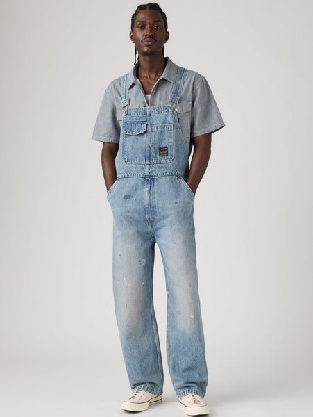 Levi's WORKWEAR LOOSEオーバーオール ミディアムインディゴ リーバイス オールインワン・オーバーオール オーバーオール・サロペット ネイビー【送料無料】