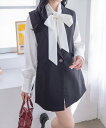 【SALE/27%OFF】clear ショート丈ジレ(セット可) クリア トップス ベスト・ジレ ベージュ ブラック