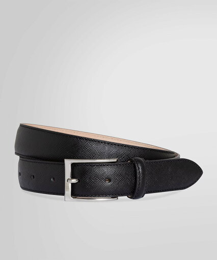 BROOKS BROTHERS ぺブルレザー シルバーバックル ドレスベルト ブルックス ブラザーズ ファッション雑貨 ベルト ブラック【送料無料】 BROOKS BROTHERS ぺブルレザー シルバーバックル ドレスベルト ブルックス ブラザーズ ファッション雑貨 ベルト ブラック【送料無料】