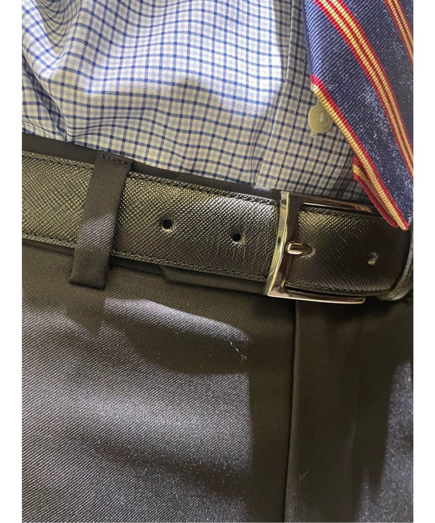 BROOKS BROTHERS ぺブルレザー シルバーバックル ドレスベルト ブルックス ブラザーズ ファッション雑貨 ベルト ブラック【送料無料】