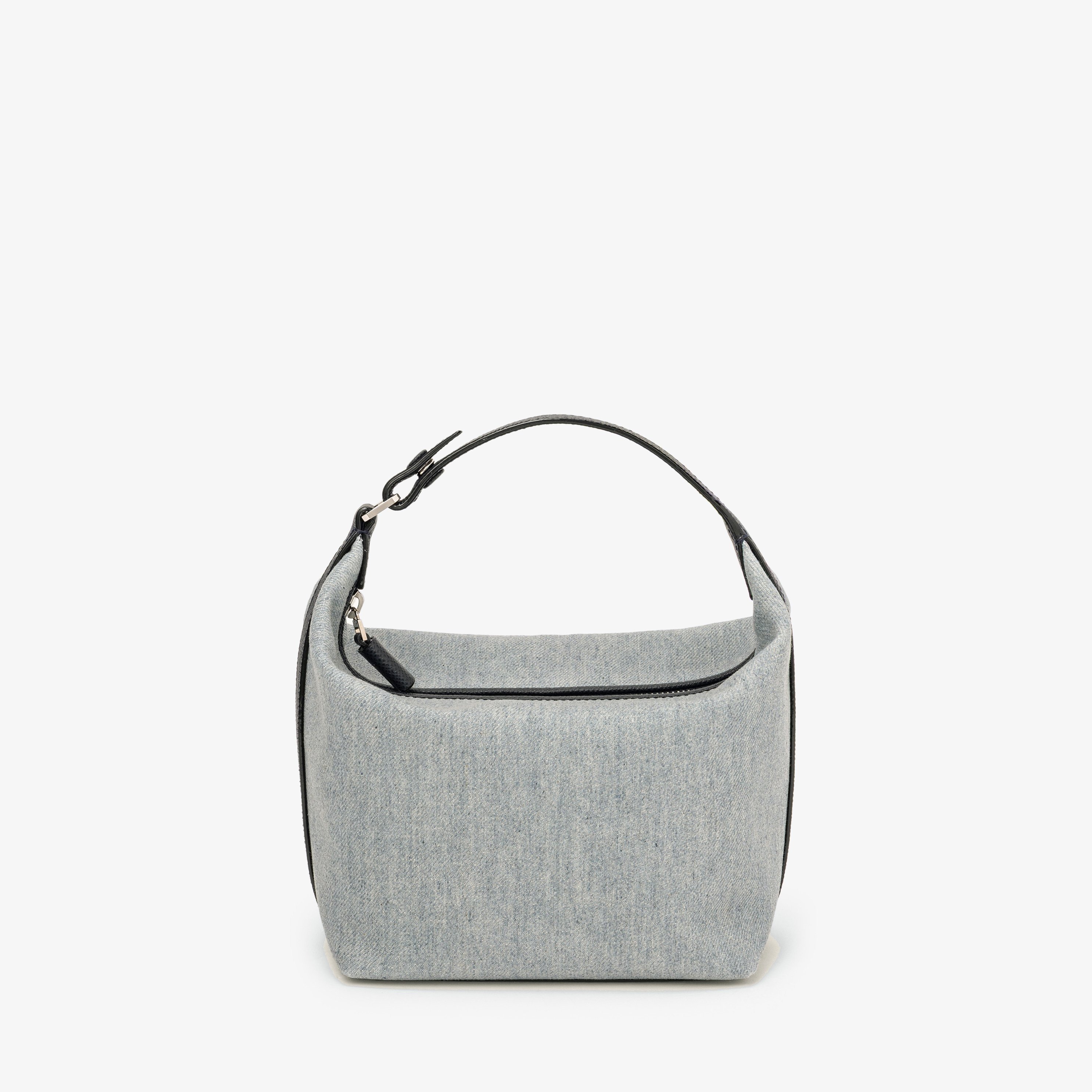 Valextra 【公式】モチバッグ リサイクルデニム ヴァレクストラ バッグ ハンドバッグ ブルー【送料無料】