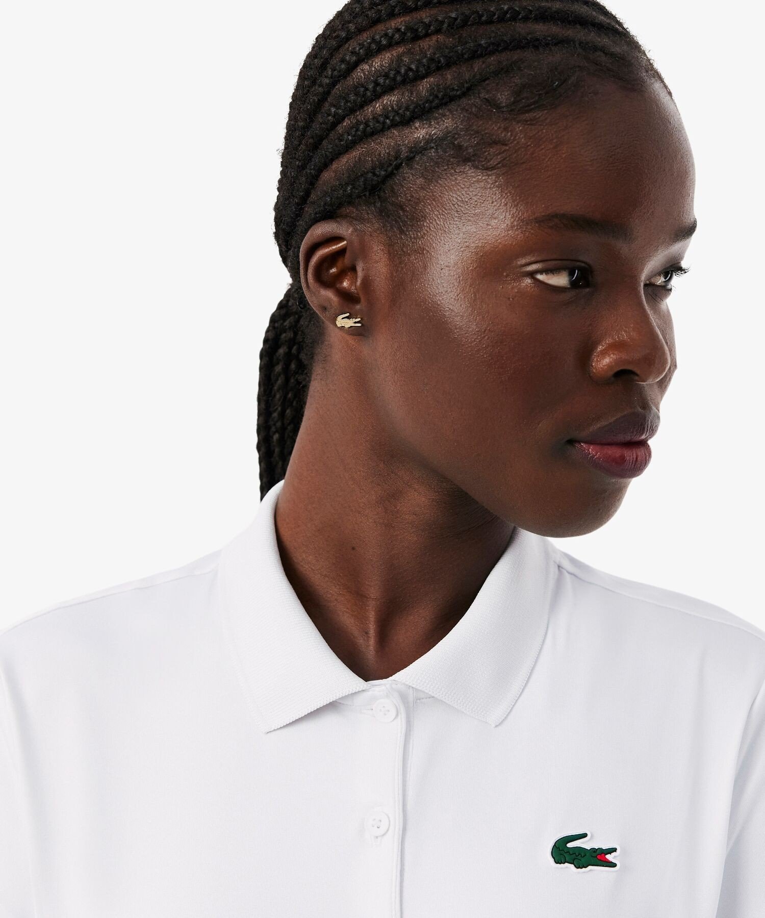 LACOSTE スリムフィットUVプロテクトウルトラドライゴルフポロシャツ ラコステ トップス ポロシャツ ネイビー ホワイト【送料無料】