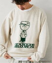 楽天Rakuten FashionJOURNAL STANDARD relume 【PEANUTS*SPORTS WEAR by relume】別注 プリントスウェット ジャーナル スタンダード レリューム トップス スウェット・トレーナー ブラウン ネイビー レッド【送料無料】