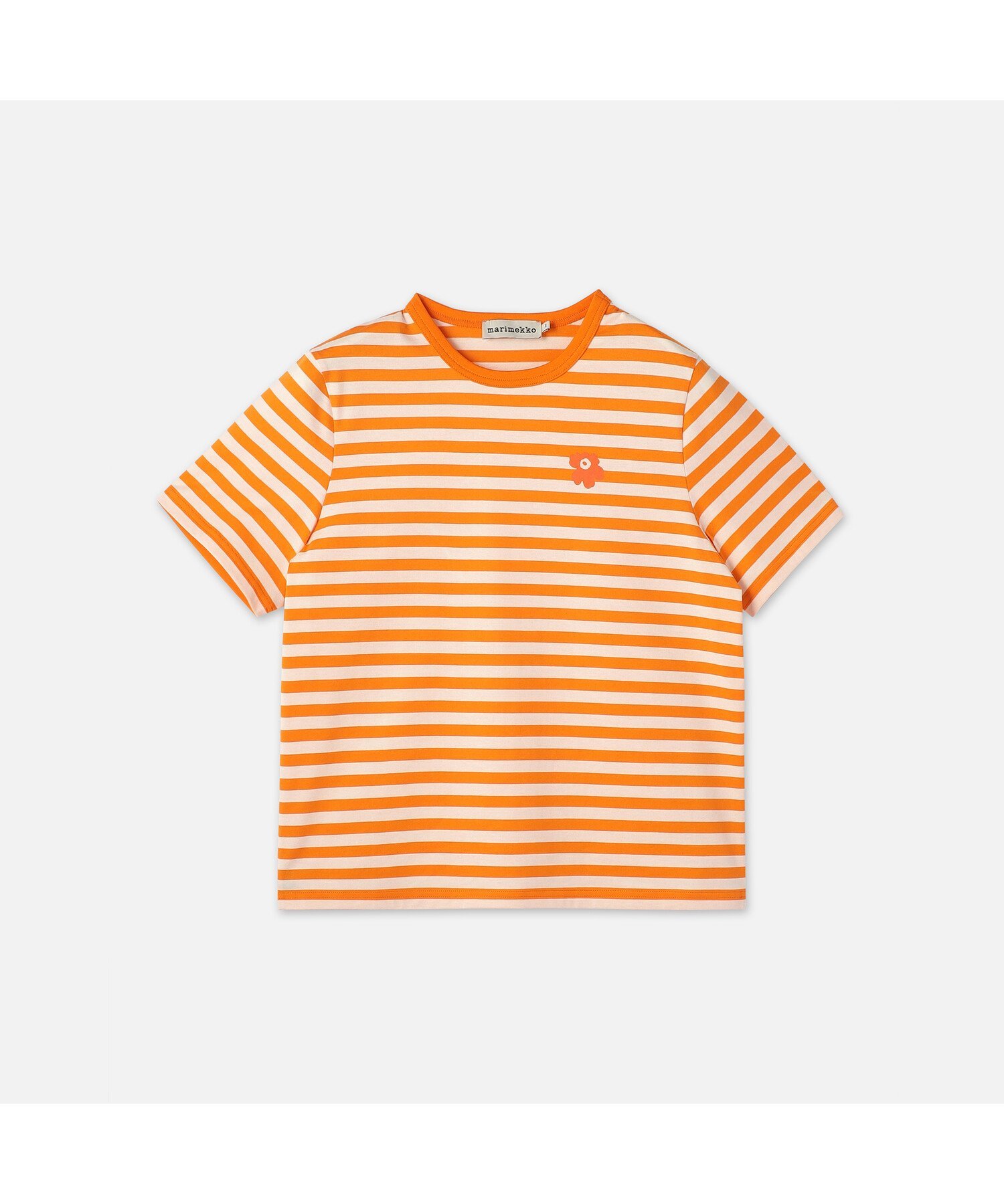 Marimekko Kioski Tasaraita Relaxed Shortsleeve Tシャツ マリメッコ トップス シャツ・ブラウス ホワイト【送料無料】