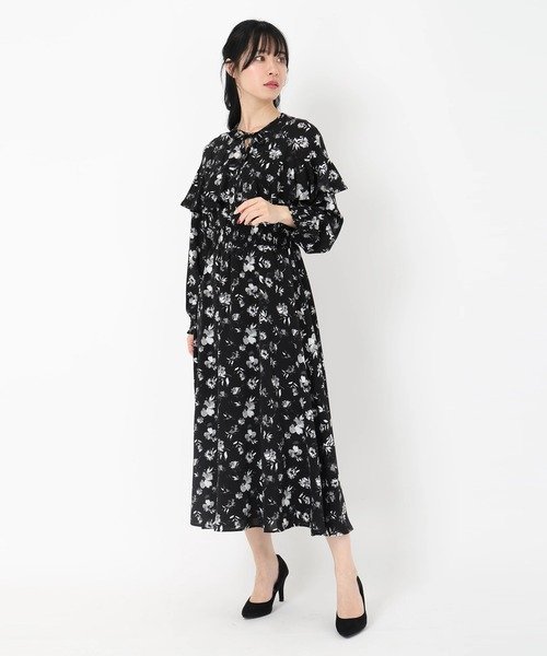 いちご柄 黒 ロングワンピース 楽天市場】いちご イチゴ(カラーブラック)(ワンピース