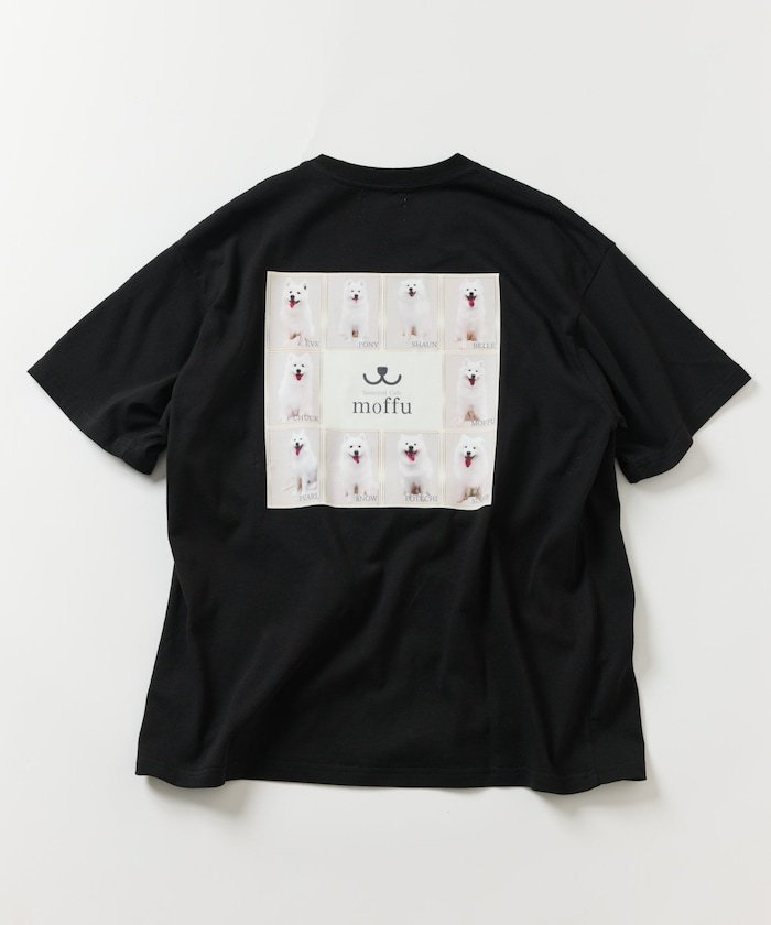 【SALE／50%OFF】FREAK'S STORE moffu 原宿店Tee(実写) 25AW フリークスストア トップス カットソー・Tシャツ ブラック ホワイト グレー