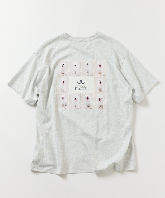 【SALE／50%OFF】FREAK'S STORE moffu 原宿店Tee(実写) 25AW フリークスストア トップス カットソー・Tシャツ ブラック ホワイト グレー