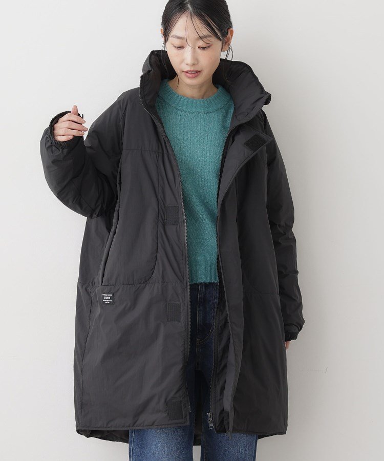 Dessin 【ユニセックス/軽量】モンスターコート デッサン ジャケット・アウター ダウンジャケット・ダウンベスト ブラック【送料無料】