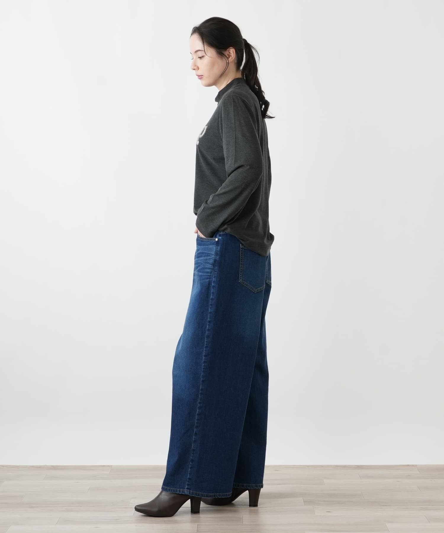 Leilian PLUS HOUSE ジーンズ レリアン プラスハウス パンツ ジーンズ・デニムパンツ ブルー