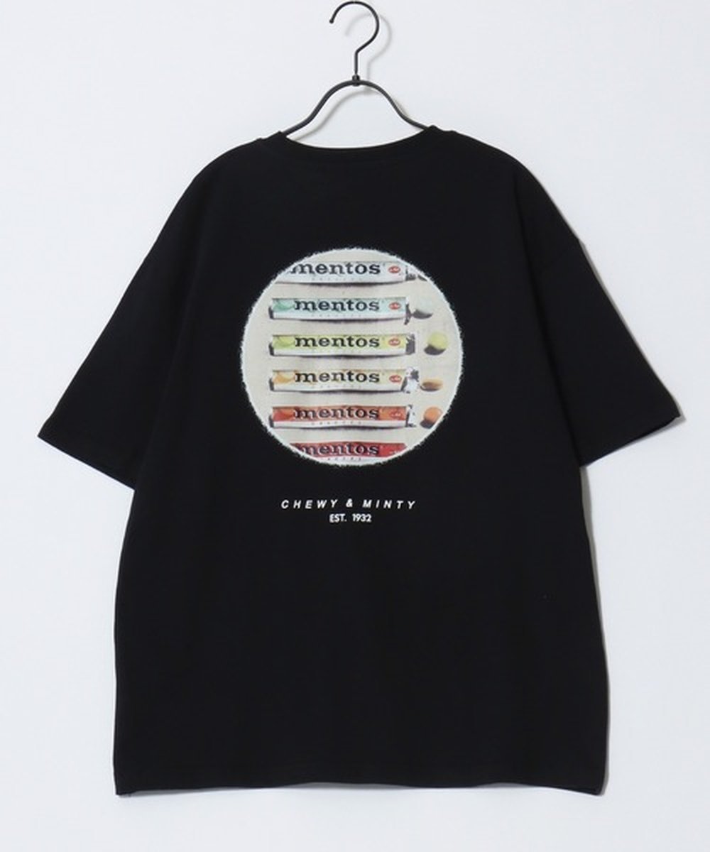 SITRY mentos メントス Tシャツ メンズ オーバーサイズ プリント ポケット 半袖 ティーシャツ レディース ユニセックス シトリー トップス カットソー・Tシャツ ホワイト グリーン パープル ブラック