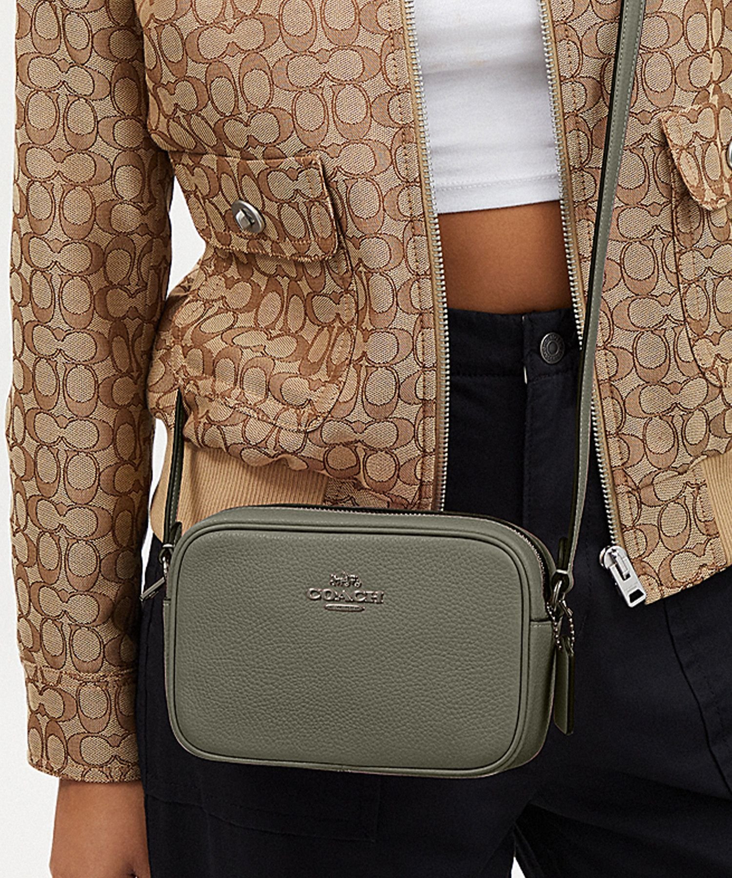 【SALE／62%OFF】COACH OUTLET 【公式】ミニ ジェイミー カメラ バッグ コーチ　アウトレット バッグ ショルダーバッグ グリーン【送料無料】のサムネイル