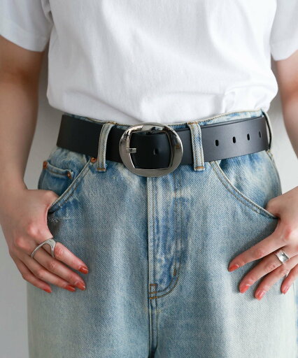 RAGEBLUE 【WOMENS】オーバルバックルベルト レイジブルー ファッション雑貨 ベルト ブラック RAGEBLUE 【WOMENS】オーバルバックルベルト レイジブルー ファッション雑貨 ベルト ブラック