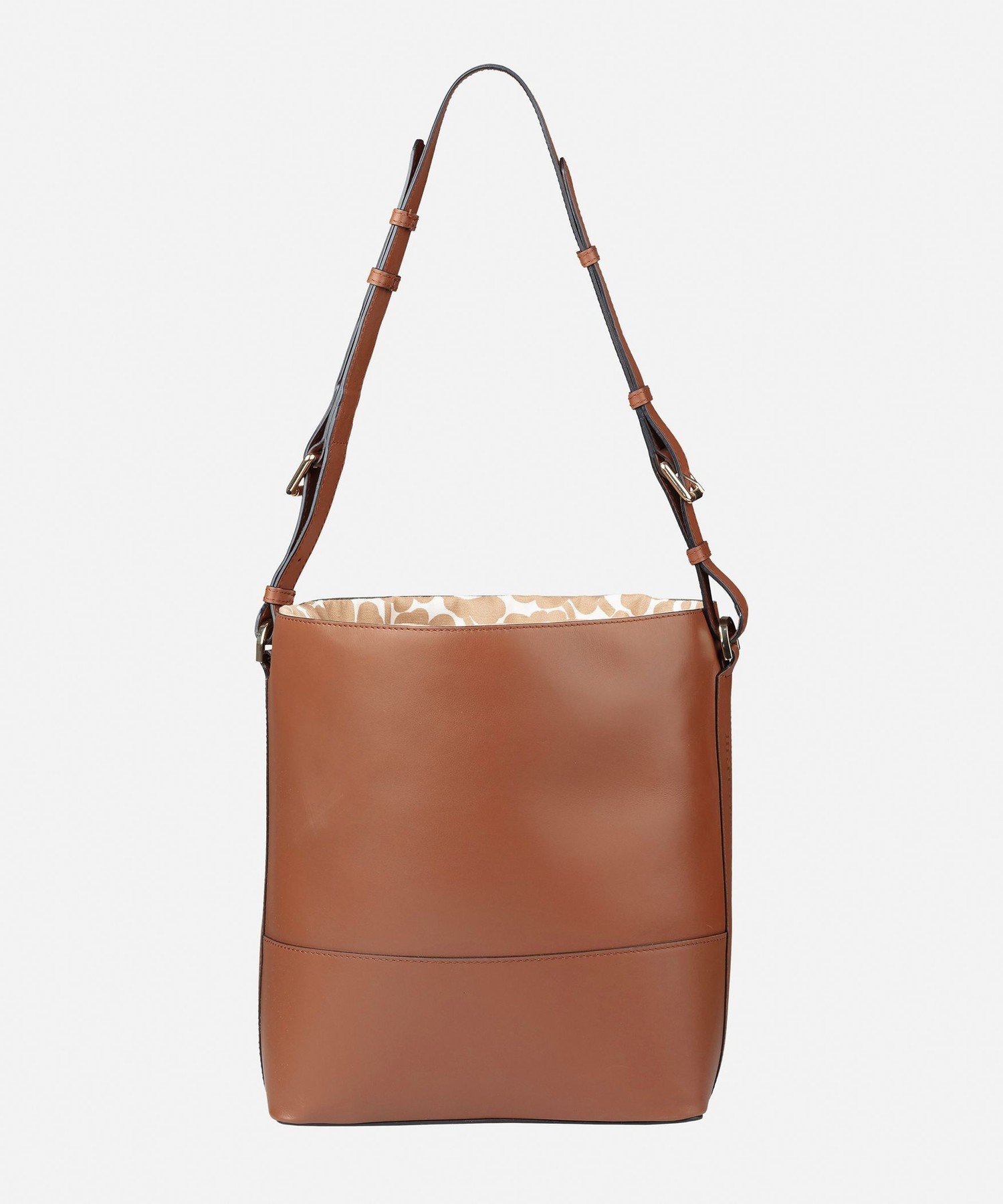 Imprint Tote Unikko バッグ マリメッコ バッグ ショルダーバッグ ブラウン
