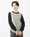 【SALE/30%OFF】GEORGES RECH(小さいサイズ) ジャガードジャージープルオーバー メゾンドゥサンク トップス カットソー・Tシャツ ネイビー...