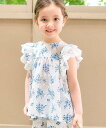 【SALE/50%OFF】apres les cours 【リンク】レースフラワープリントチュニック エフオーオンラインストア ワンピース・ドレス チュニック ...