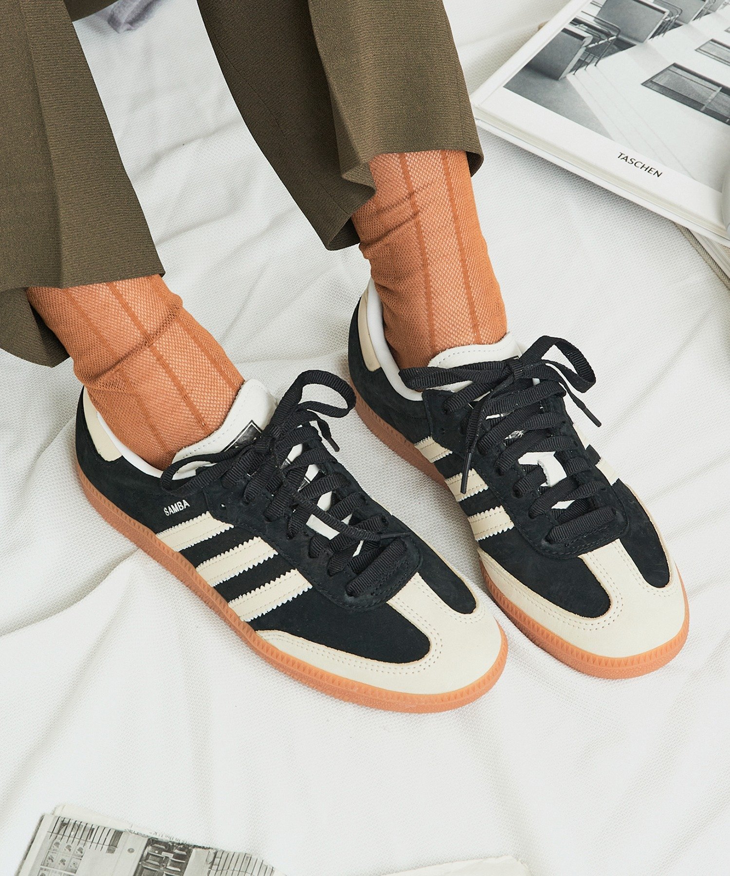 【SALE／3%OFF】adidas adidas/SAMBA OG W スニーカー サンバ アディダス カセットチャート シューズ・靴 スニーカー ブラック【送料無料】