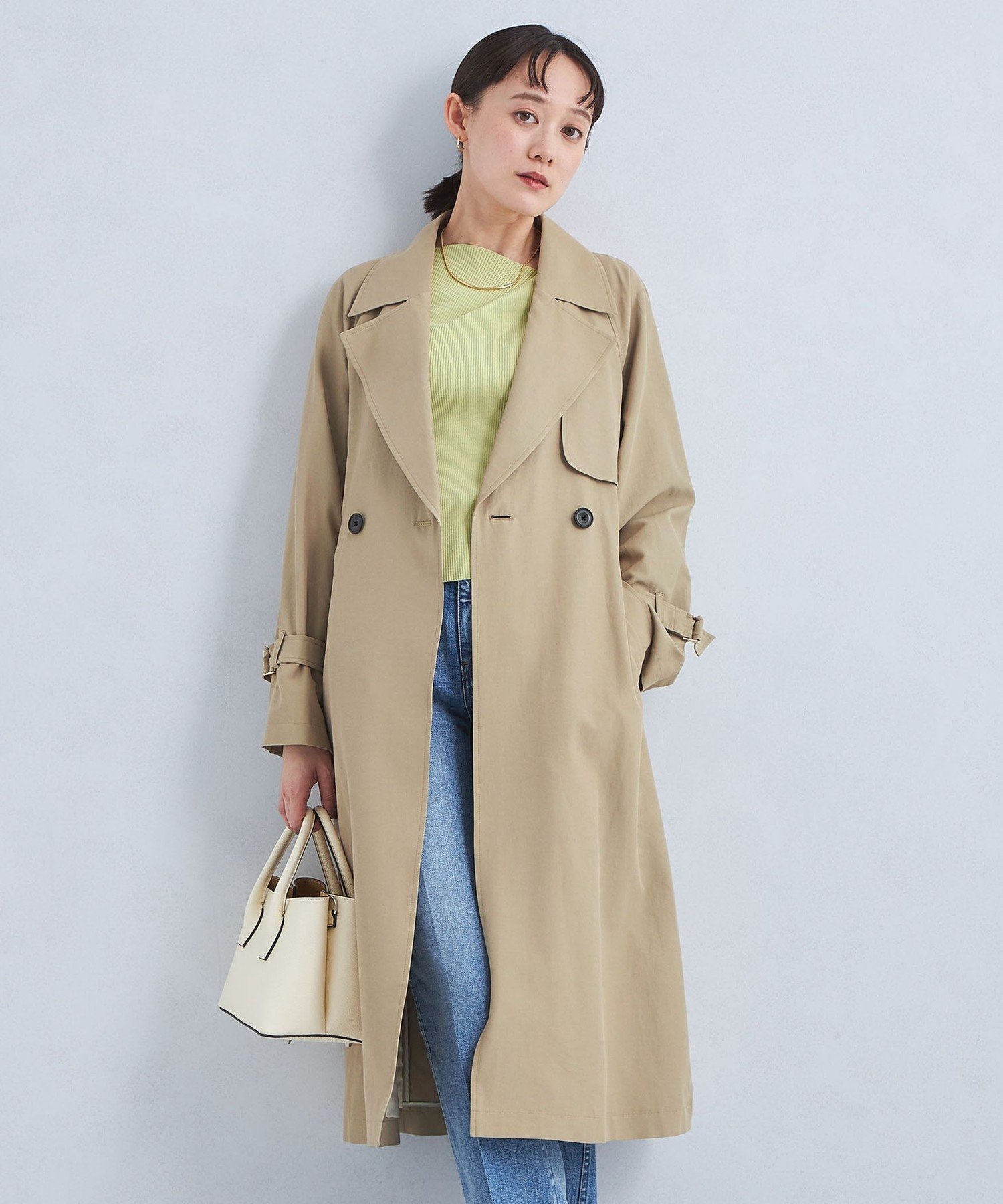 【SALE／30%OFF】UNITED ARROWS green label relaxing ライト トレンチ コート ユナイテッドアローズ アウトレット ジャケット・アウター トレンチコート ベージュ ネイビー【送料無料】