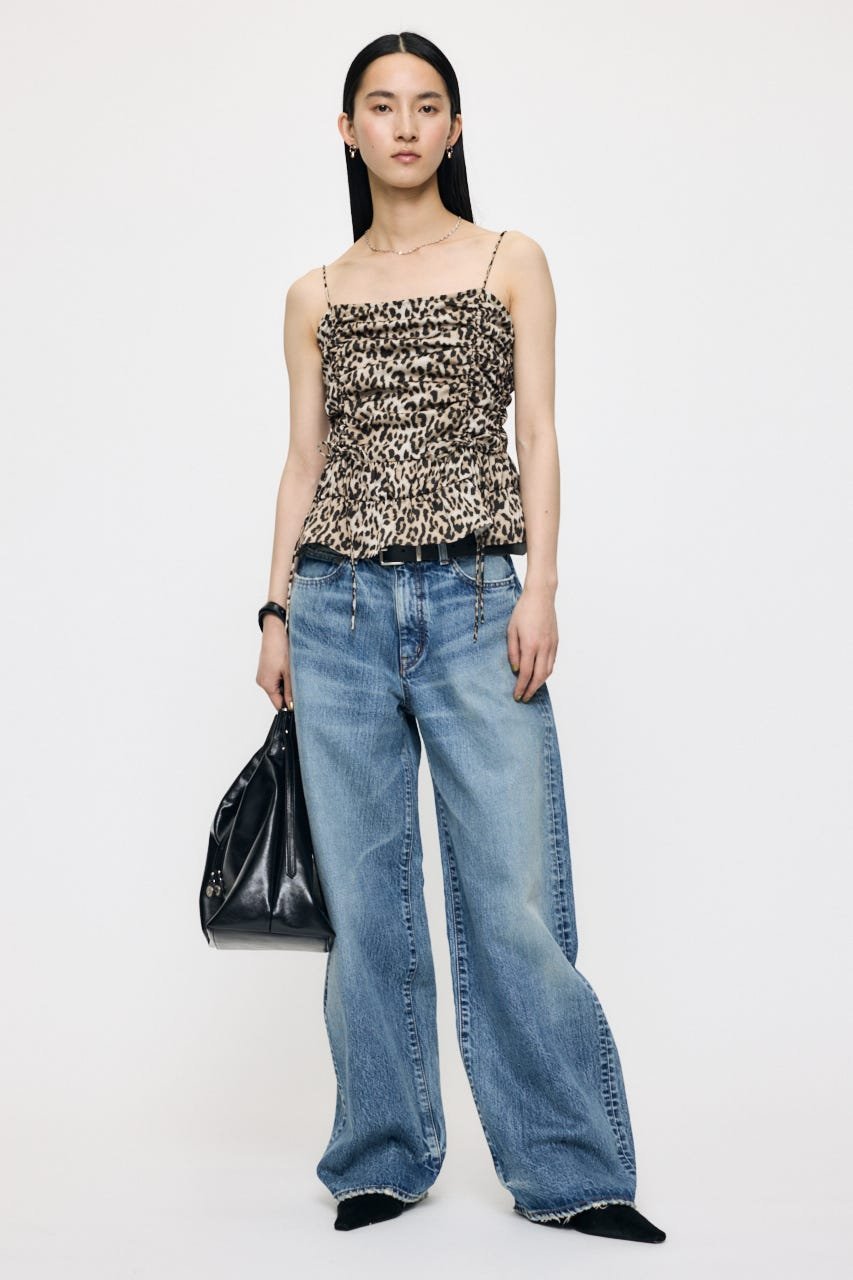 MOUSSY MIDRISE CURVED WIDE ストレート マウジー パンツ ジーンズ・デニムパンツ【送料無料】