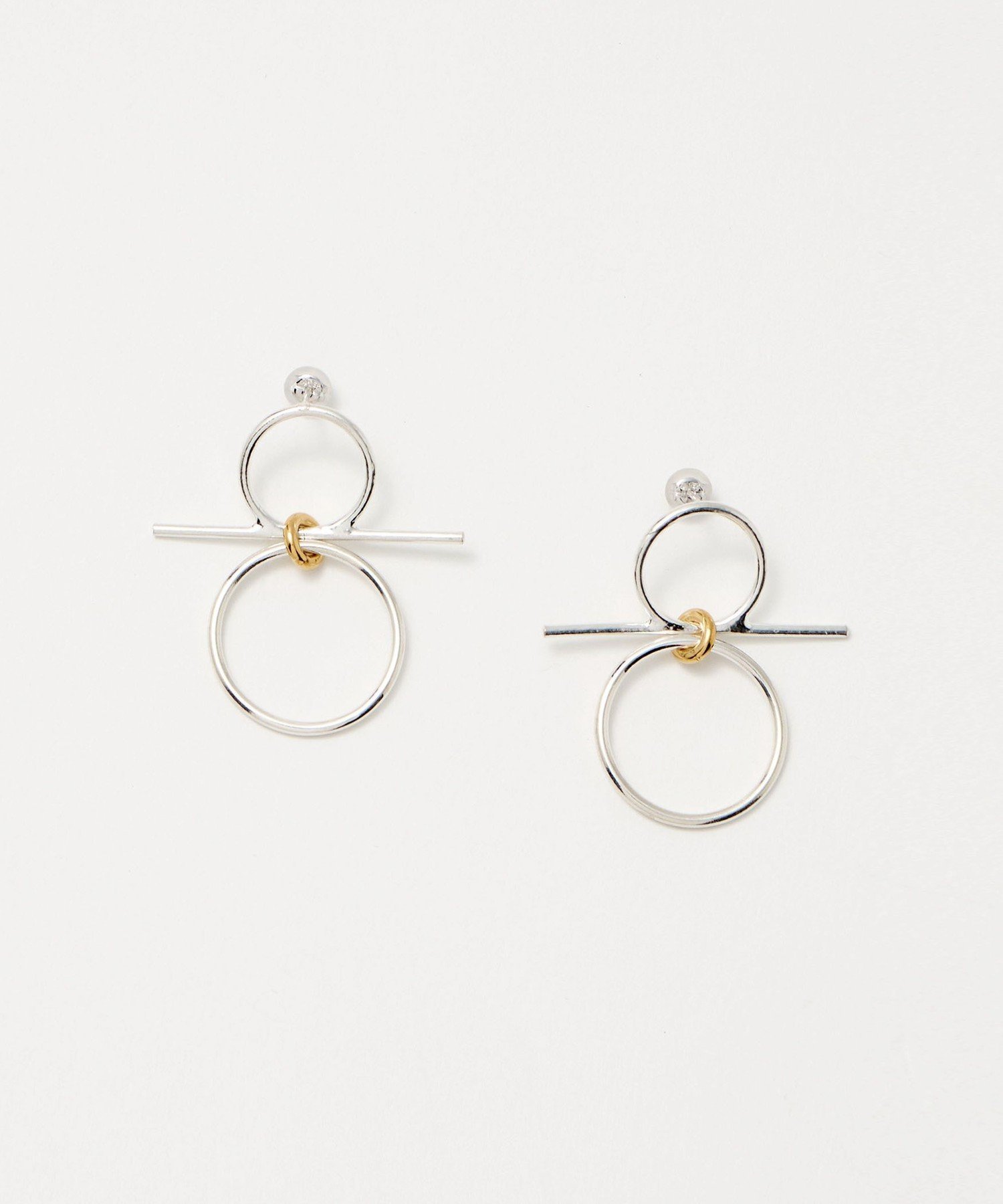 【SALE／50%OFF】BEAUTY&YOUTH UNITED ARROWS ＜PREEK＞YU-KIN RING OVERLAP EARRINGS/ピアス ユナイテッドアローズ アウトレット アクセサリー・腕時計 その他のアクセサリー・腕時計 シルバー【送料無料】