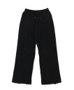 TENDER PERSON TENDER PERSON/(U)DAMAGE LOUNGE PANTS テンダ-パーソン パンツ ジャージ・スウェットパンツ ブラック【送料無料】