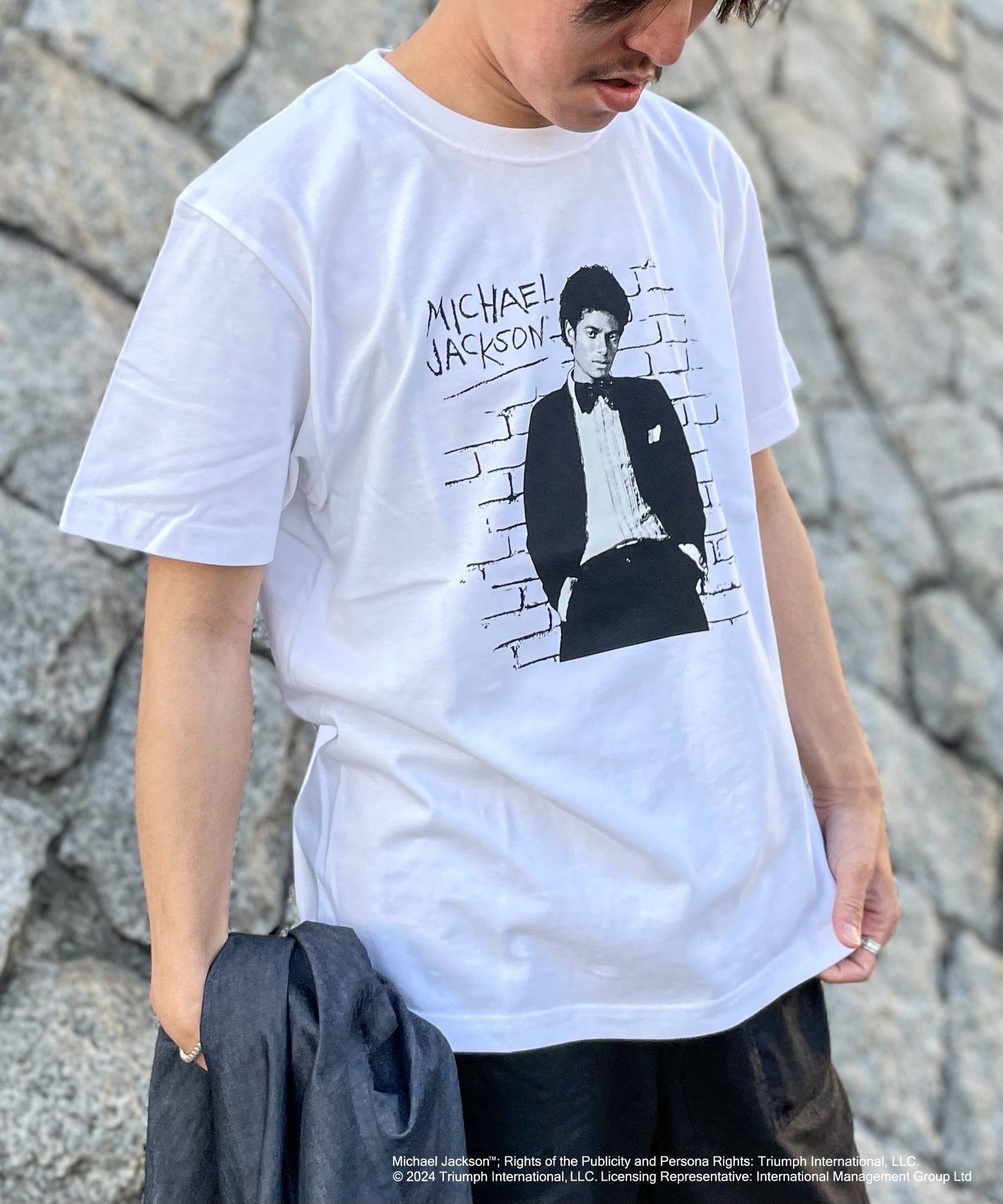 NOLLEY'S goodman MICHAEL JACKSON PHOTO TEE by GOOD ROCK SPEED Ρ꡼ ȥåץ åȥT ۥ磻 ֥å̵