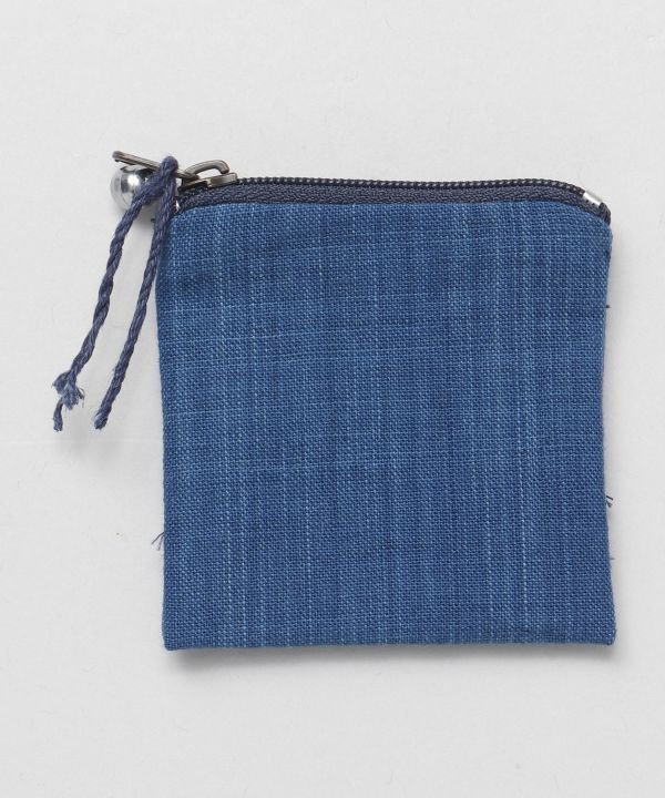 岩座 【岩座】みいと座布団ポーチ アミナコレクション 財布・ポーチ・ケース ポーチ ブルー