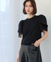 ELFRANK シアースリーブカットソー ガール トップス カットソー・Tシャツ ブラック【送料無料】