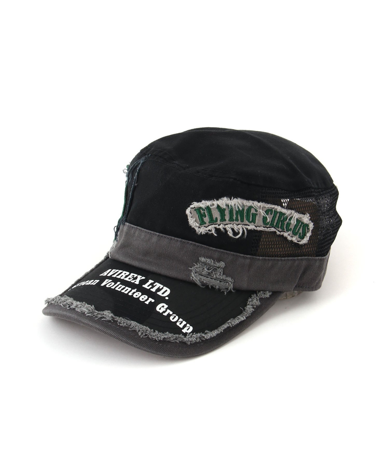 F.S.B/(U)AX FLYING CIRCUS メッシュワークキャップ エフエスビー 帽子 キャップ ベージュ カーキグリーン ブラック