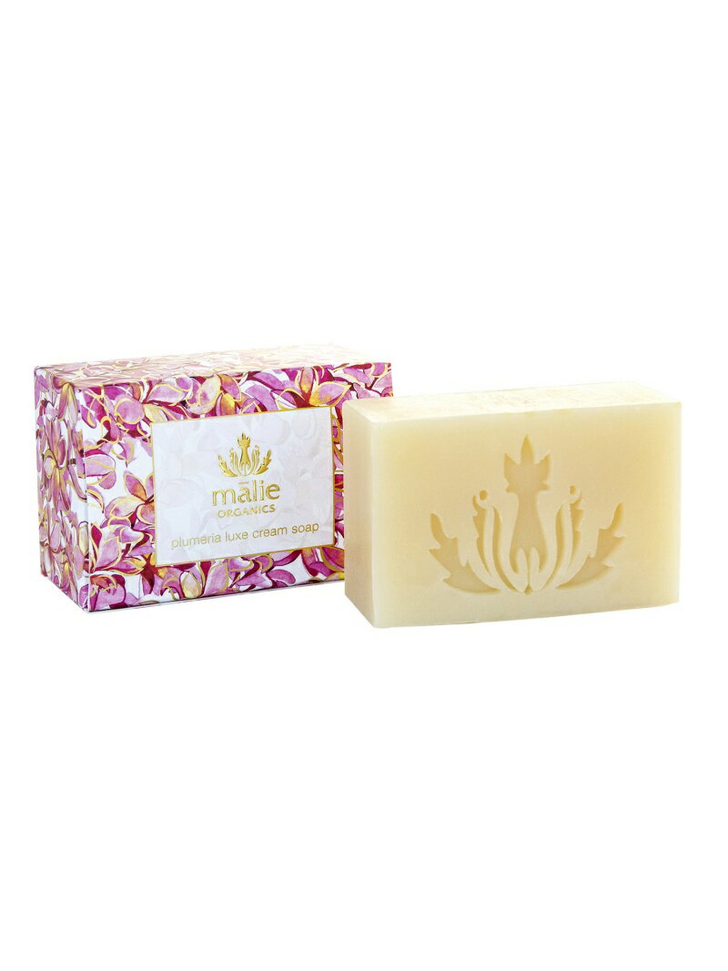Malie Organics (公式)Luxe Cream Soap Plumeria マリエオーガ二クス ボディケア・オーラルケア ボディソープ【送料無料】