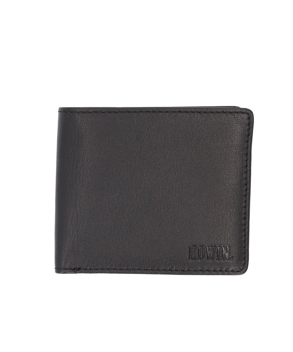 EDWIN EDWIN エドウィン 二つ折り財布 ローラ 財布・ポーチ・ケース 財布 ブラック【送料無料】